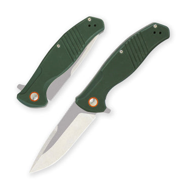 G10 Dark Green  Handle Outdoor Tactical Folding Knife